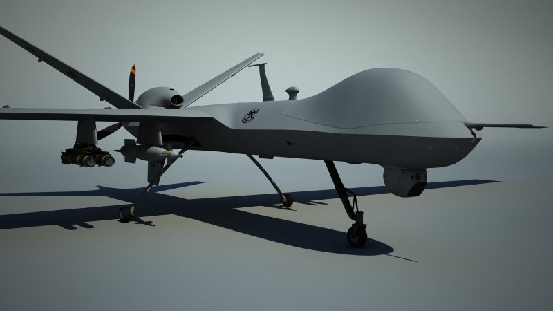 Revell 04865 беспилотный летат.аппарат mq-9 Reaper Predator 1/48