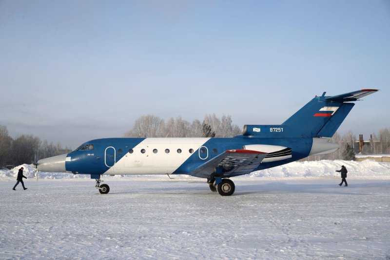 Як-40 с электродвигателем Макс 2021