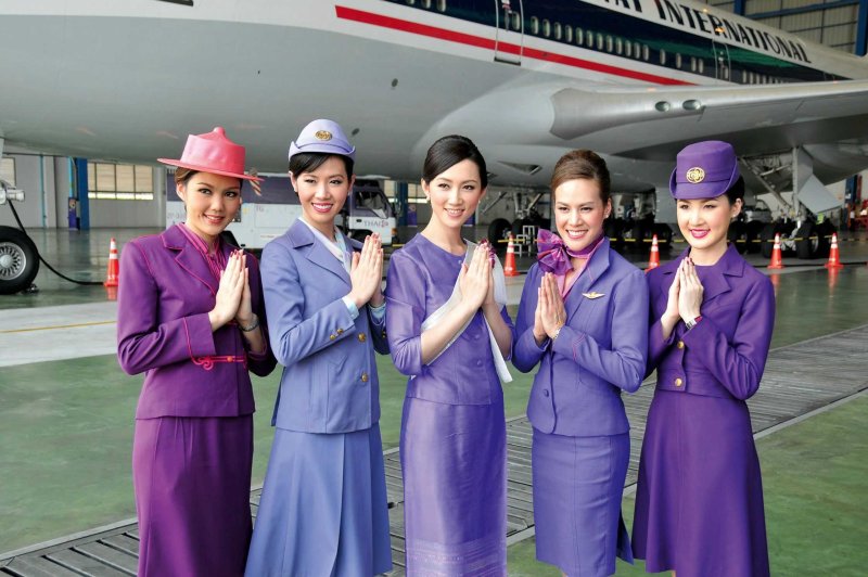 Форма бортпроводников авиакомпании Thai Airways