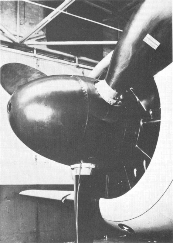Bf-109 с мотором воздушного охлаждения