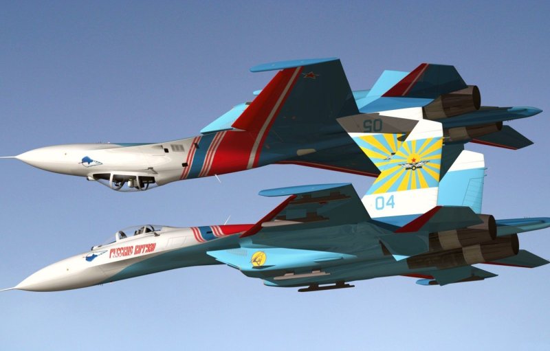 Су-27 русские Витязи