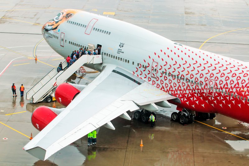 Самолёт Боинг 747 Россия