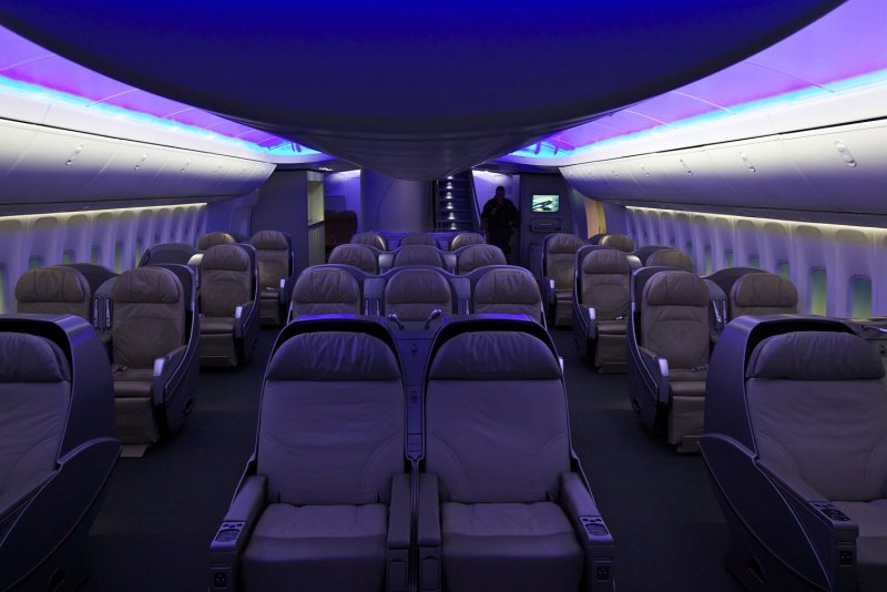 Салон самолета Боинг 747