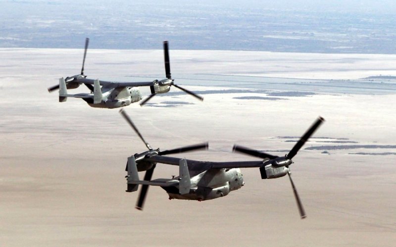 Конвертоплан v-22 Оспрей будущие