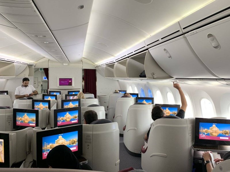 Boeing 787 салон