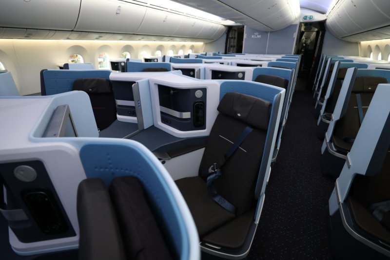 KLM Boeing 787 Business class