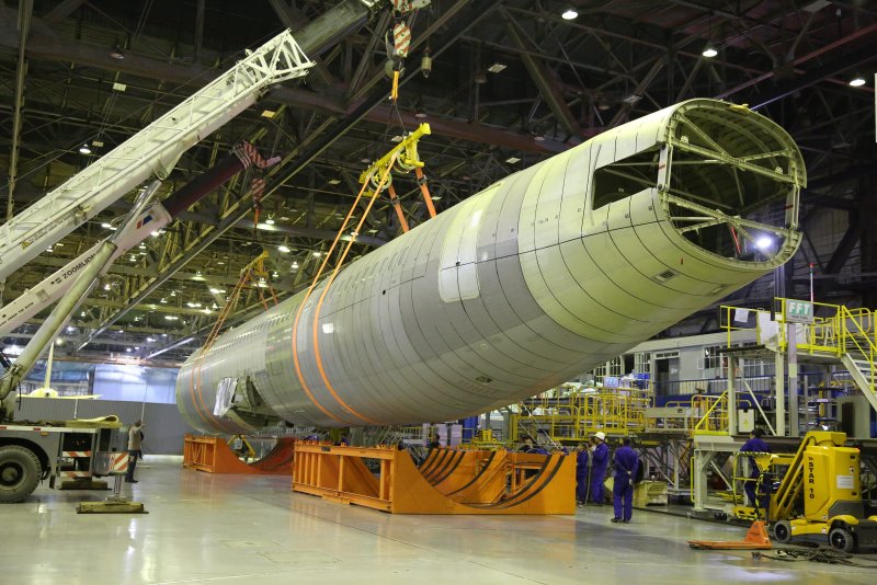 Фюзеляж самолета МС-21