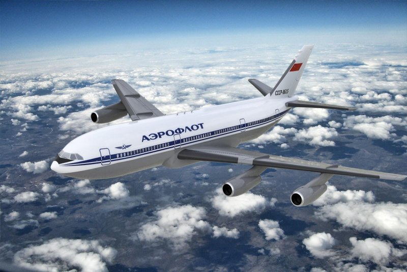 Пассажирский авиалайнер ил-86