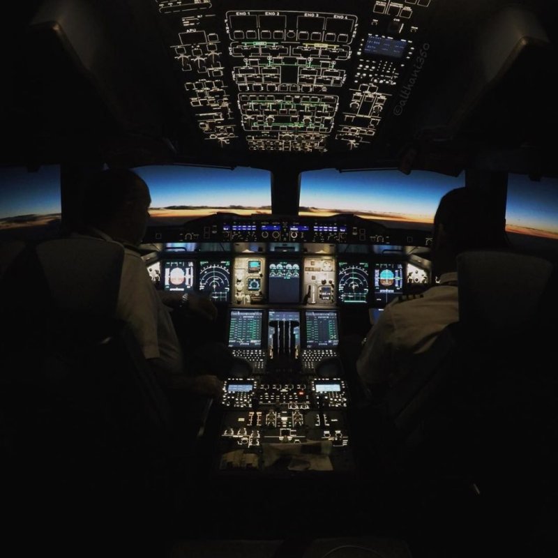 Кабина пилотов Аэробус 380