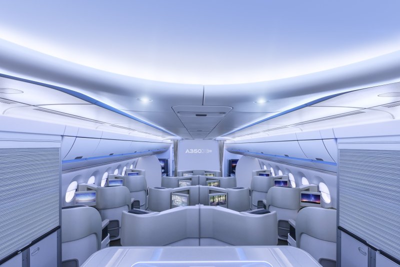 Airbus a350 XWB внутри