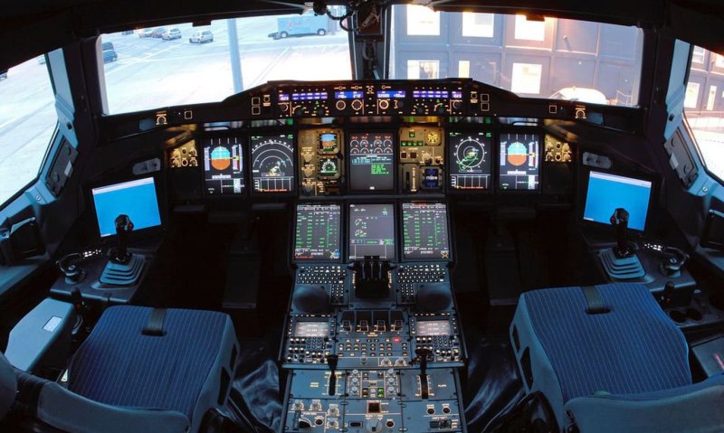 Кабина пилотов Аэробус 380