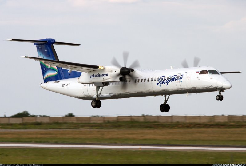 Bombardier q400 Якутия