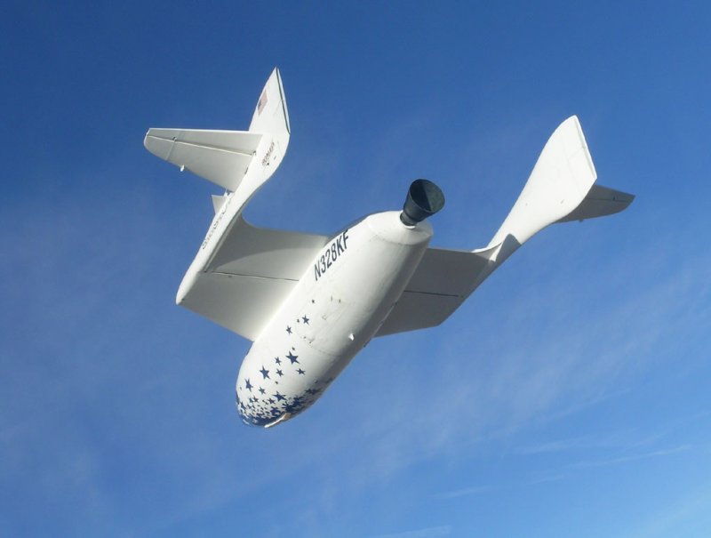 SPACESHIPONE экспериментальный самолёт