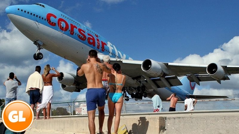 Аэропорт принцессы Юлианы Boeing 747