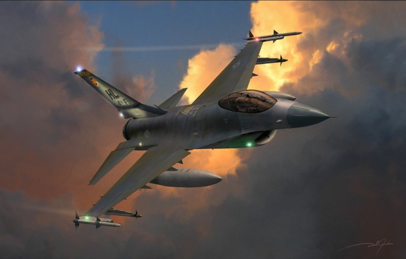 F-16 самолет