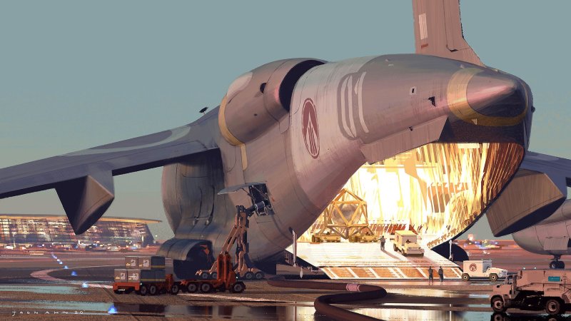 Supersonic Cargo plane