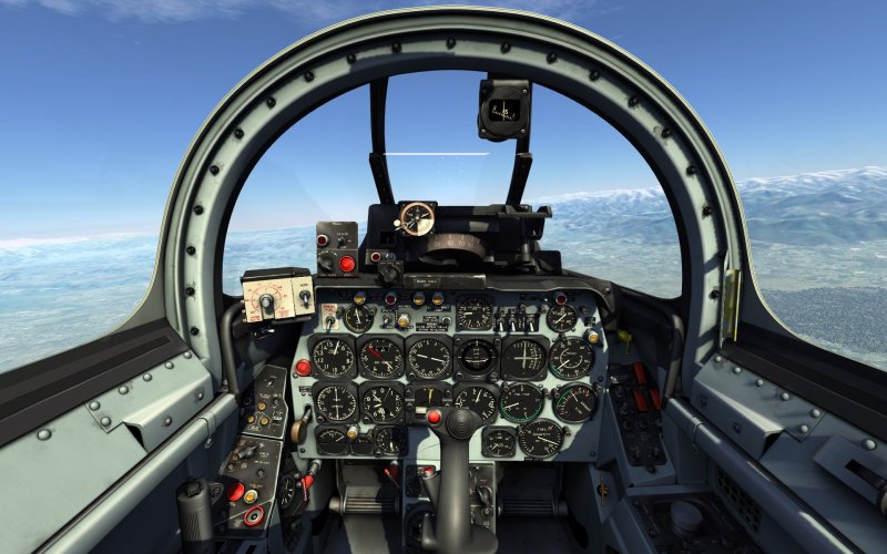 F-86f кабина пилота Sabre