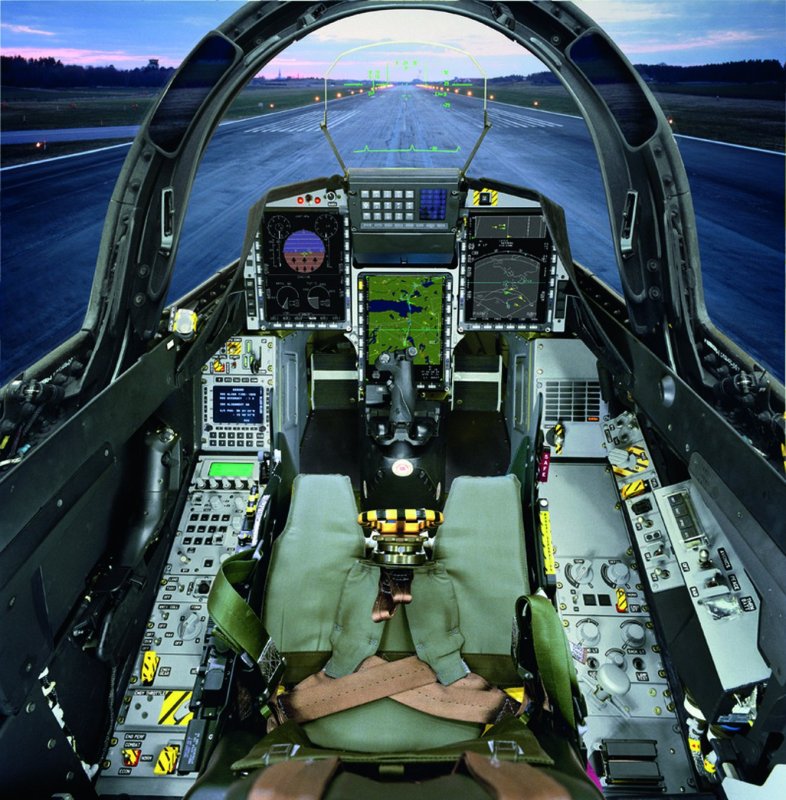 Saab 39 Gripen кабина