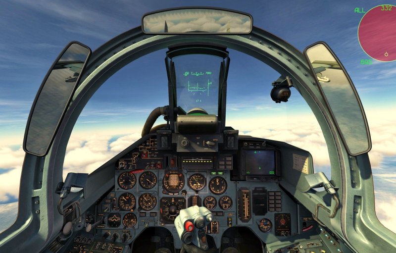 Су-27 кабина
