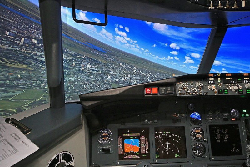 Руд Boeing 737 кабина