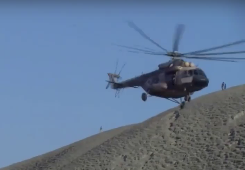 Крушение вертолета видео