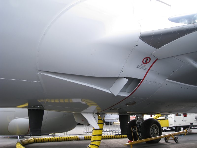 Boeing 737 вид снизу