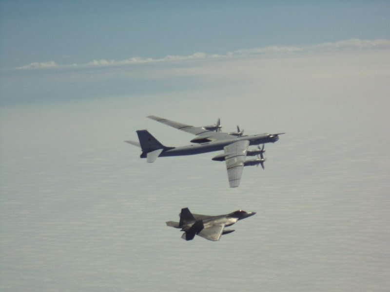 Ту-95 и Су-27