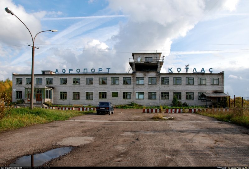 Аэропорт в Котласе Архангельской области