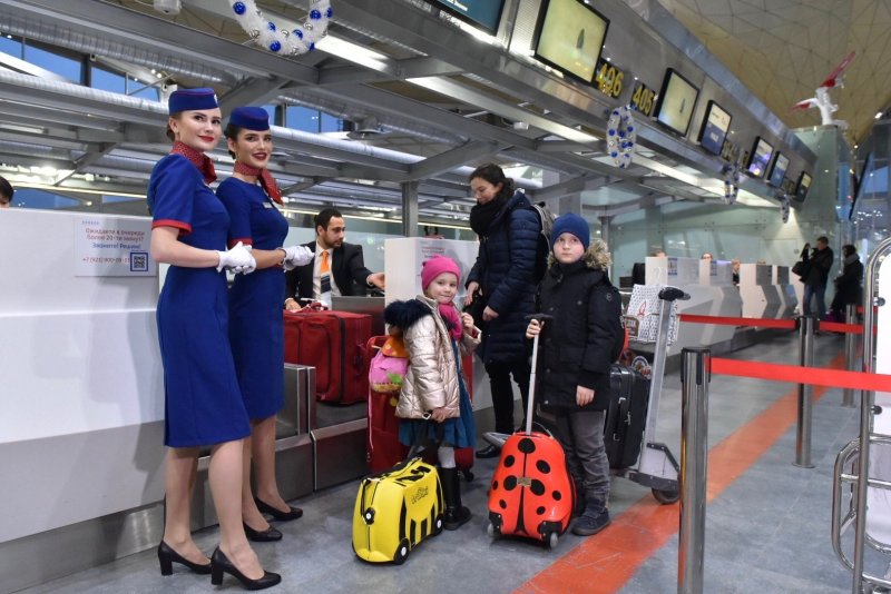 Пассажиры аэропорта Пулково