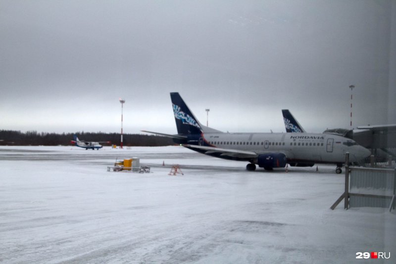 Аэропорт Архангельск самолеты