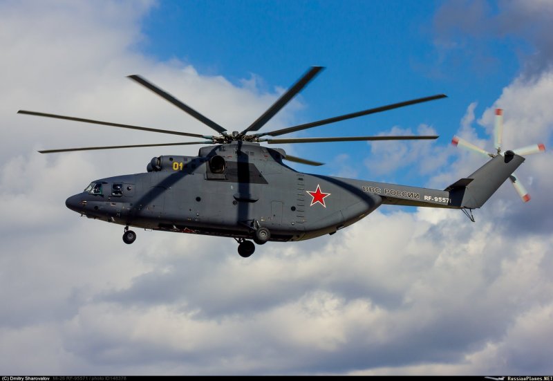 Вертолёт ми-26 военный