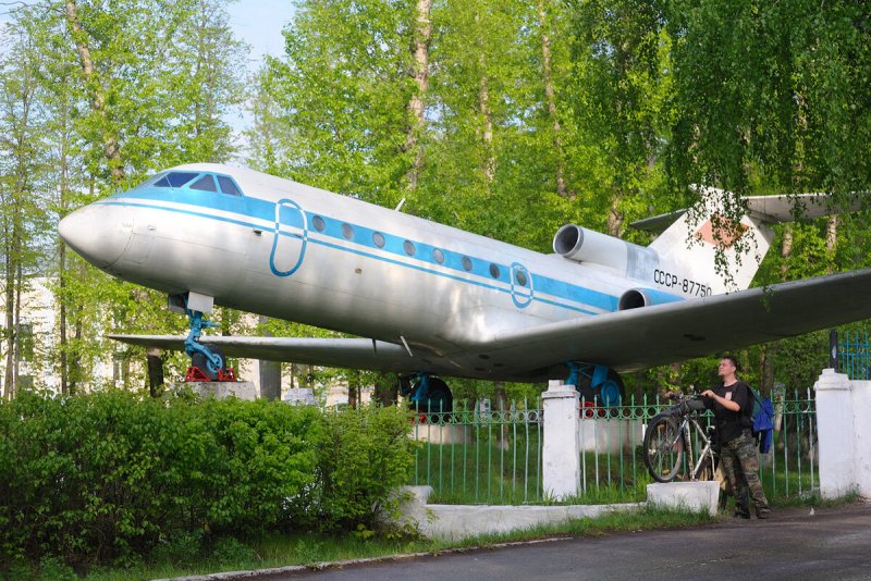 Котлас самолет памятник