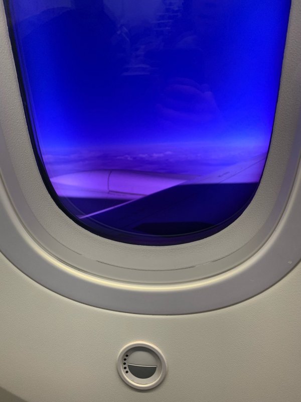 Boeing 787 Dreamliner иллюминаторы