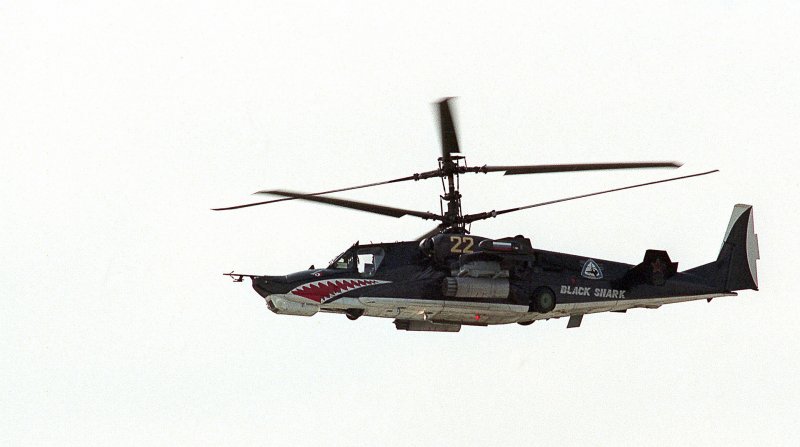 Вертолет ка-50 "черная акула"