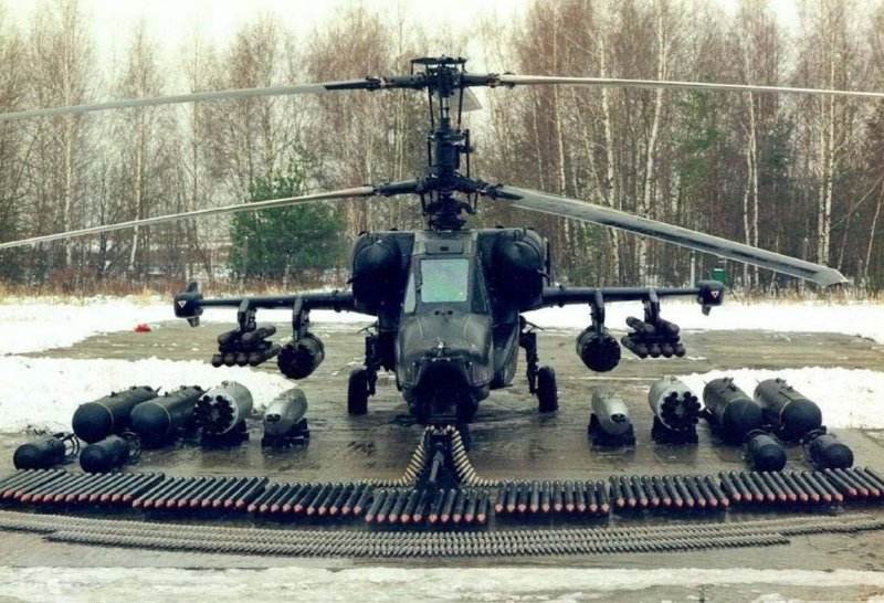 Вертолет ка-50 "черная акула"