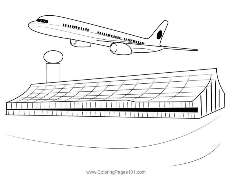 Боинг 737 раскраска