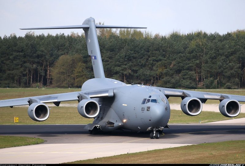 Самолет Boeing c-17а Globemaster III