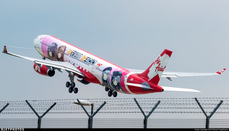 Airbus a340 Air Asia x
