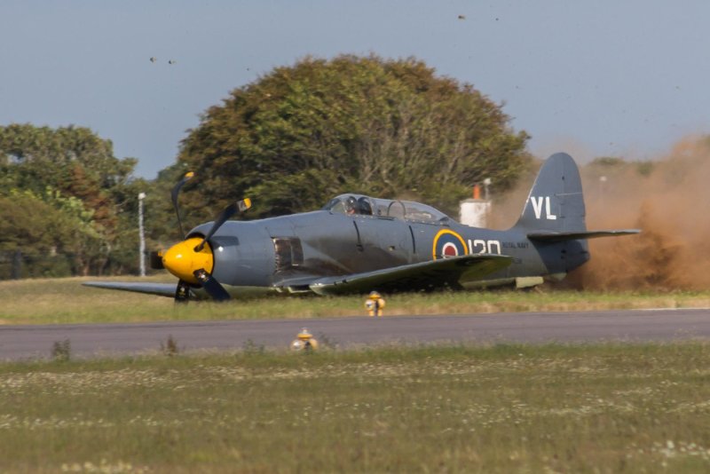 Crash Port Side Catwalk Sea Fury