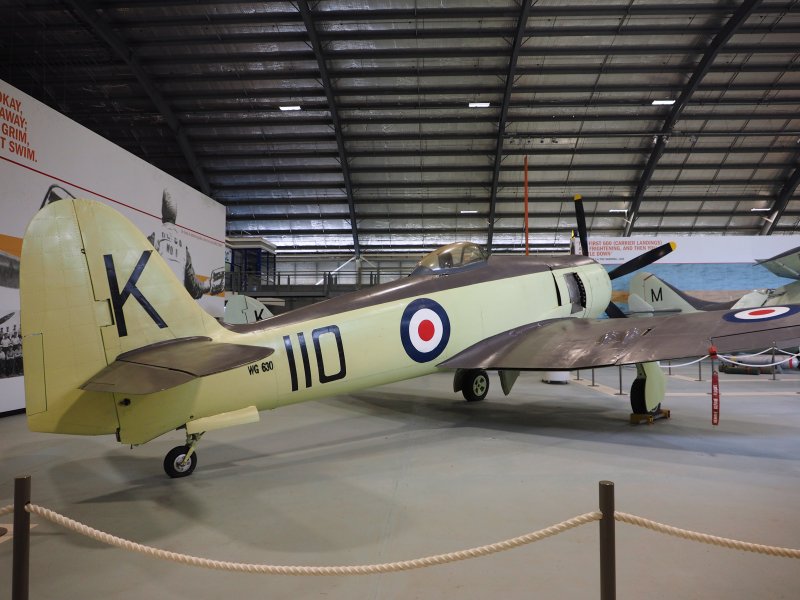 Hawker Sea Fury интерьер