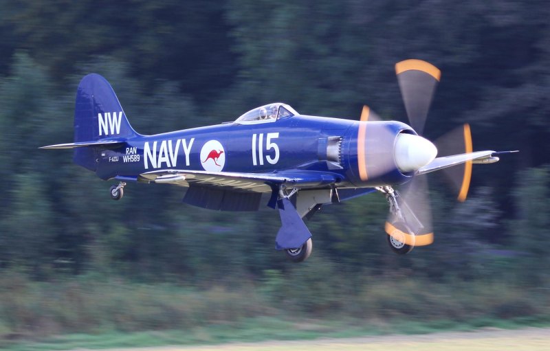 Sea Fury самолет