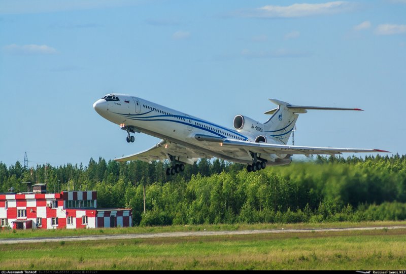 Ту-154м Газпромавиа