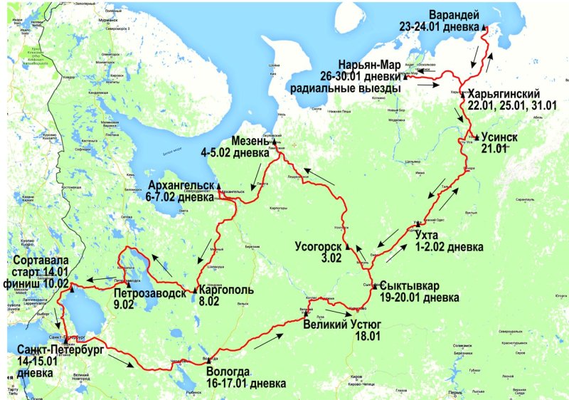 Автодорога Архангельск-Нарьян мар