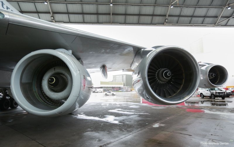 Boeing 747 турбина