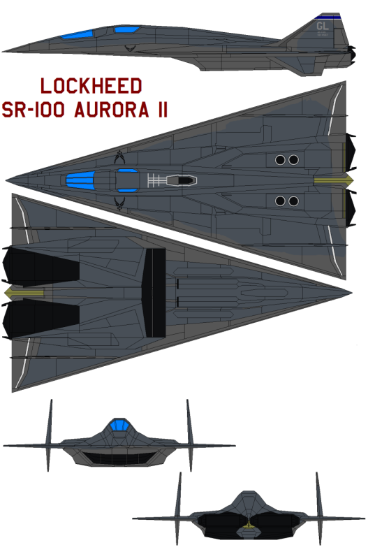 Стелс-разведчик SR-91 Aurora