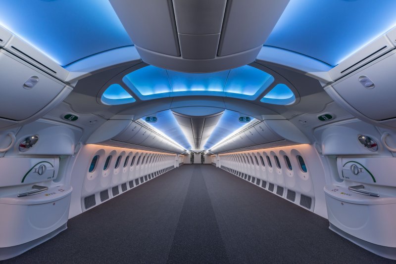 Боинг 787 Дримлайнер салон