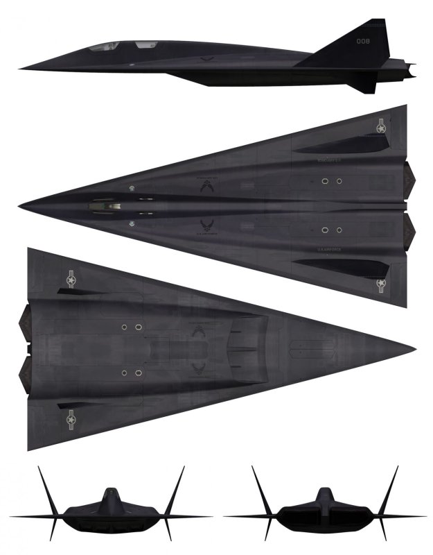Стелс-разведчик SR-91 Aurora («Аврора»),