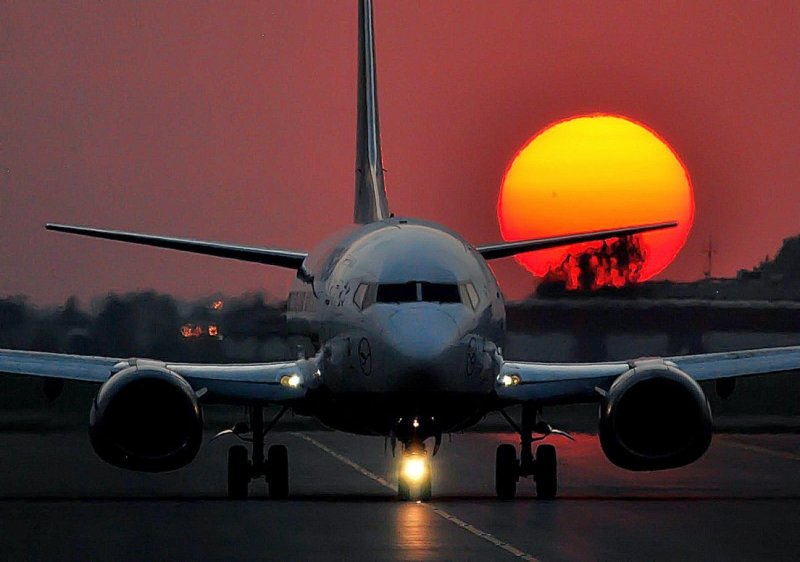 Боинг 737 взлет