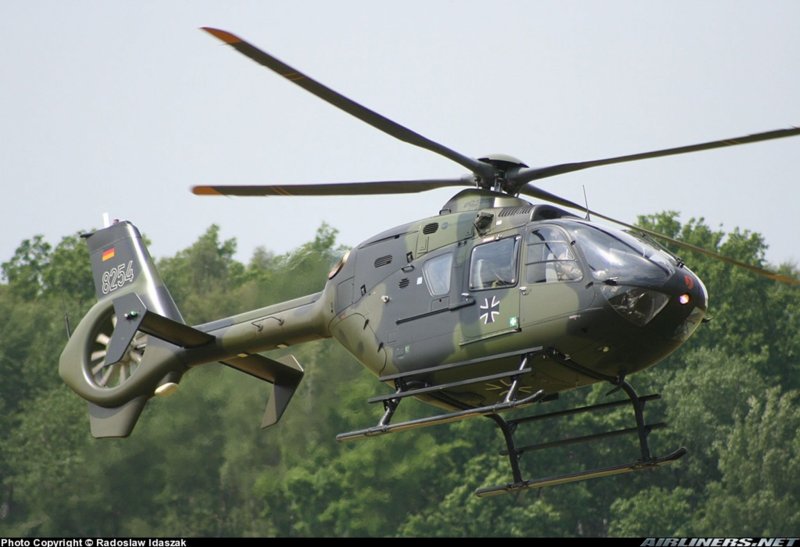 Ec135 вертолет Germany Army кабина