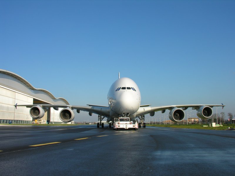 Самый большой Аэробус а380